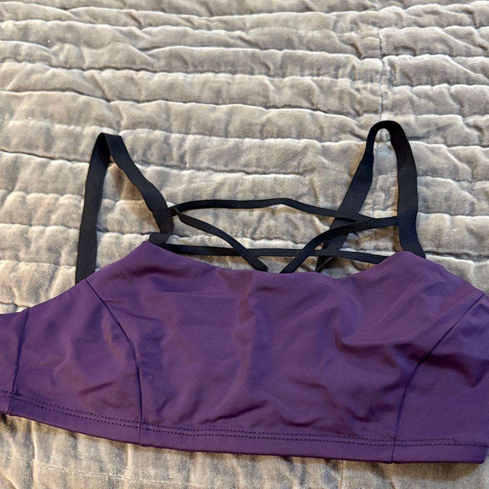 Women's Purple Strappy Bralette